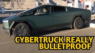 Tesla Cybertruck Really Bulletproof ?? #tesla