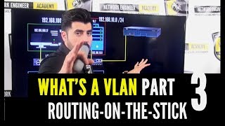 CCNA - Routing On The Stick - VLAN PART 3 | Detail Explanation with LAB