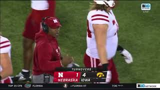 #Huskers LB Chris Kolarevic seals win with INT. 2022 Nebraska at Iowa - 4th quarter.