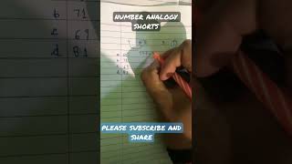 Number analogy #mathshorts #mathstrick #ssccgl #maths #shortvideo #ssc #bankexams #ctet2022 #ctet