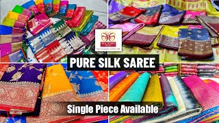 Pure Silk Saree Manufacturer & Wholesaler in Barabazar // Single Piece Available // ANUP FABRICS