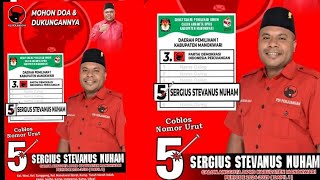 SERGIUS STEVANUS NUHAM Dapil 1 MANOKWARI ( Audio) 2024