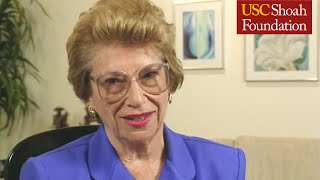 “Whoever We Heard Singing Were All Dead” | Jewish Survivor Renee Herskowitz | USC Shoah Foundation