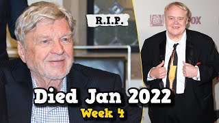 12 Celebrities Who Died in January 2022, Week 4