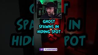 GHOST SPAWNS IN HIDING SPOT 😳 | Phasmophobia #shorts