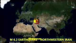 M 6.4 & 6.3 EARTHQUAKES - NORTHWESTERN IRAN 08/11/12