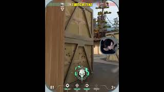 SEN TenZ Insane 1v4 Operator Clutch   Best Jett Plays Valorant #shorts #valorant