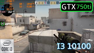 I3 10100 + GTX 750ti | CSGO -1080p, Low Setting