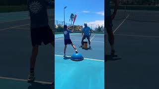 Compilation of Bosu ball drills for tennis 🎾