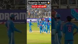 Suspense in match 😱out or not out#indiavsaustralia #rohitsharma #viratkholi #shami #jaspritbumrah