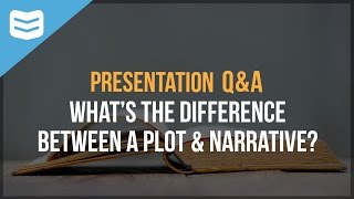 What's the difference between a plot & narrative?