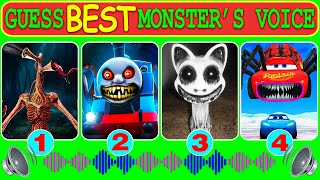 Guess Monster Voice Siren Head, Spider Thomas, Zoonomaly, McQueen Eater Coffin Dance