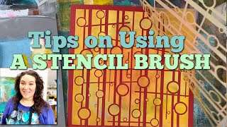 *NEW* 2022 Balzer Designs Stencils: Cosmic Music - Tips on Using a Stencil Brush