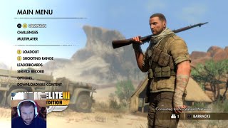 Sniper Elite III: Kasserine Pass on PS4 Gameplay - Part One