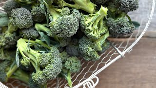 How an expert FREEZES BROCCOLI