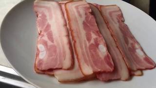 Slicing Bacon Block & Blackforest Ham