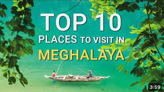 Top 10 Places To Visit In Meghalaya|| Beautiful place😍😍