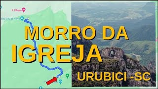 SUBINDO DE MOTO O MORRO DA IGREJA - URUBICI - SC