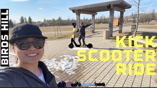 KICK SCOOTER RIDE | BIRDS HILL PROVINCIAL PARK | Manitoba, Canada