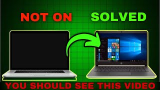 laptop on nahi ho raha hai|लैपटॉप चालू नहीं हो रहा है|How to fix laptop not turning on windows