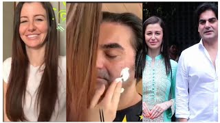 Arbaaz's girlfriend made his shaving, shared the video and asked- Is it good to be Barber or Barbari