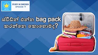 Bags Packing Tips for International Students Moving to Sweden