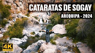 CATARATAS de SOGAY como NUNCA las habías Visto | DRONE Arequipa 2024 | 4K |  Relaxing Music