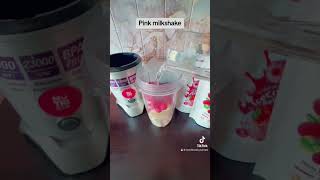 Milkshake from freeze dried ice cream or smoothie with ice cream NutriBoom