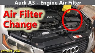 How to Change an Audi A3 Engine Air Filter for better engine performance