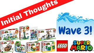 LEGO Super Mario Wave 3 Officially Revealed! LEGO.com Tour and My Initial Thoughts!