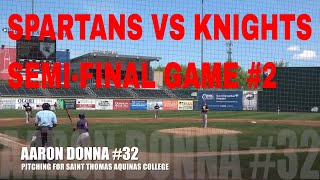 ECC BASEBALL SEMI FINAL GAME #2 ST THOMAS AQUINAS COLLEGE  VS QUEENS COLLEGE