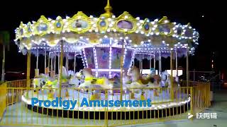 China manufacturer amusement fairground 24 seats luxury carousel for sale