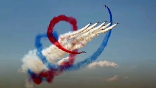 4Kᵁᴴᴰ RAF Red Arrows Aerobatic Team @ Royal International Air Tattoo RIAT Fairford