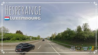 20.72km Cessange Driving in #Luxembourg with #streetview | 360VR