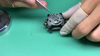 How to reattach cannon pinion post to mainplate