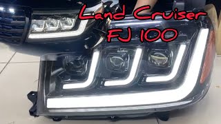 Land Cruiser FJ100 Series Head Lights LED FJ300 look face lift