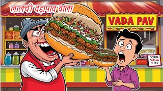 🔴(LIVE) 
Laalchi Vadapav Wala | लालची वड़ापाव वाला | Hindi Cartoon Story | Animation | Hindi |