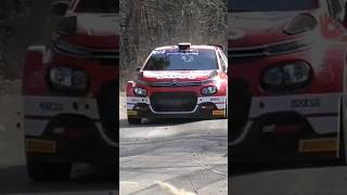 🇫🇷Y.Rossel Citroen C3 Rally2 Handbrake WRC Rallye Monte-Carlo 2024🇲🇨🏁#wrc #sideways #attack #action