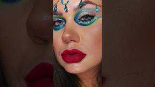 FUTURISTIC & DRAMATIC MAKEUP LOOK - UNDEREYE MAKEUP #INDIEMAKEUP #creativemakeup