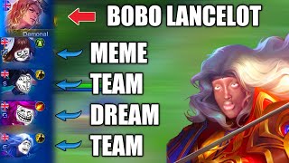 BOBO LANCELOT (part.2) but with 4 MEMES IN MY TEAM