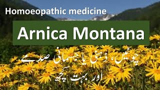 Arnica Montana for injuries, sprains and trauma treatment #homeopathictreatment