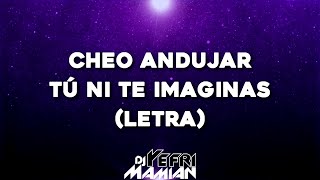 Cheo Andujar - Tú Ni Te Imaginas (Letra) | DJYefriMamian