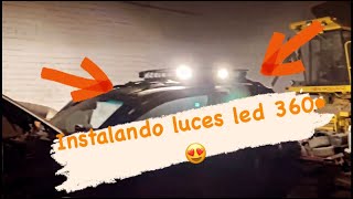 INSTALANDO LUCES LEDS 360 WJ JEEP