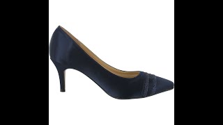 Demi - Kitten heel court shoes