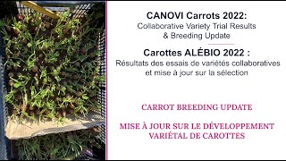 CANOVI Farm Club: 2022 Plant Breeding Update