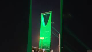 📍Kingdom Tower, Riyadh 🇸🇦#shorts #kingdomtower #riyadh #trending #beautiful #dubai #lightning #viral