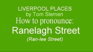 How to say Ranelagh Street