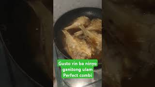 Gulay at tuyo ulam namin gar masarap ito