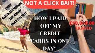 HOW I PAID OFF MY £10,000 CREDIT CARD DEBT INTEREST FREE|CREDIT CARD FREE|#debt #creditcard #money