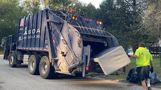 ASDA CCC Leach 2Rll Rear Loader Garbage Truck